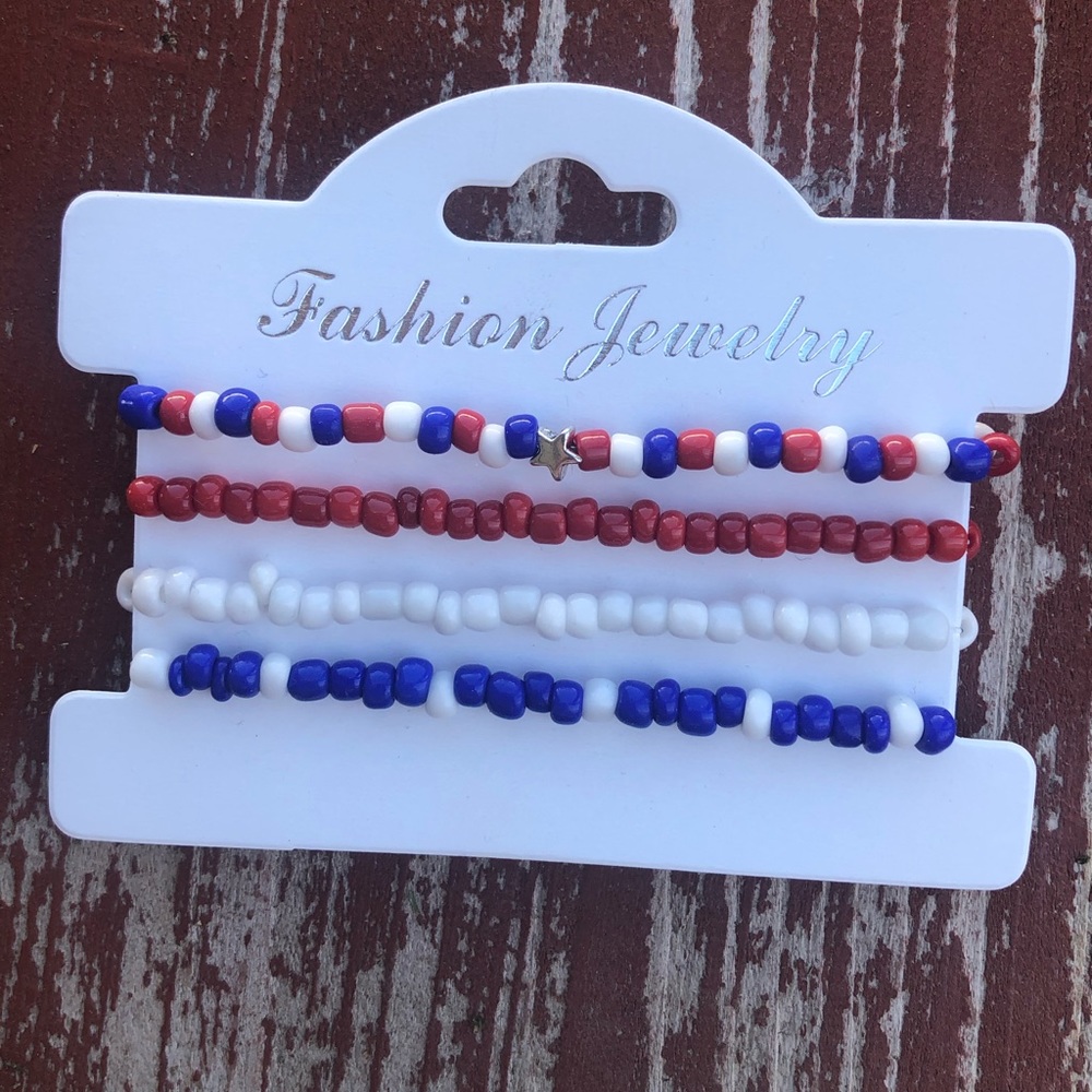 4th of July Bracelet Set